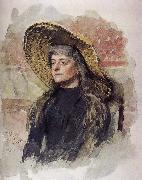 Ilia Efimovich Repin It is her portrait million Lease oil painting